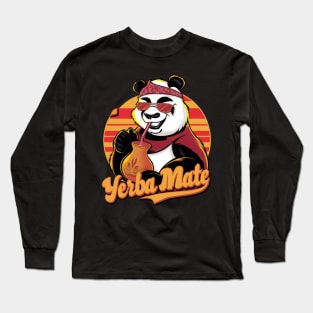 Yerba Mate, Panda Long Sleeve T-Shirt